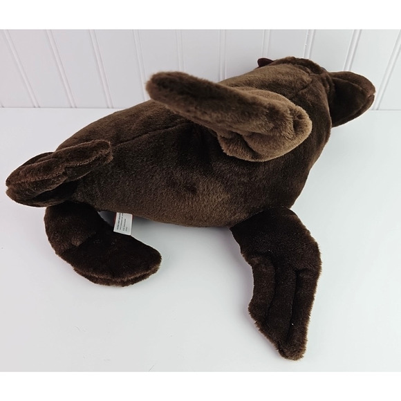 Wild Republic RETIRED Plush Brown Seal Realistic Stuffed Animal Zoo Ocean 14 in - Picture 8 of 12